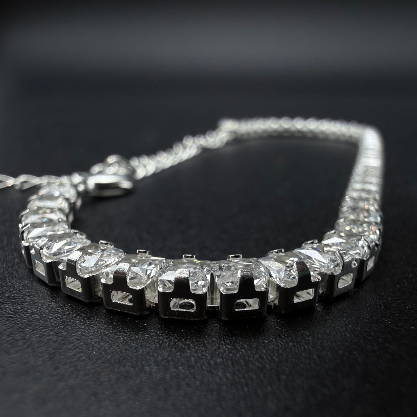 Pulsera Tennis Ajustable Plata 925 - 3,8 mm