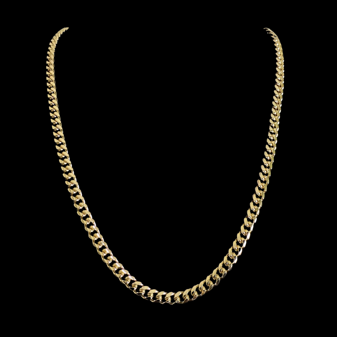 Cadena Cubana Oro – 5 mm