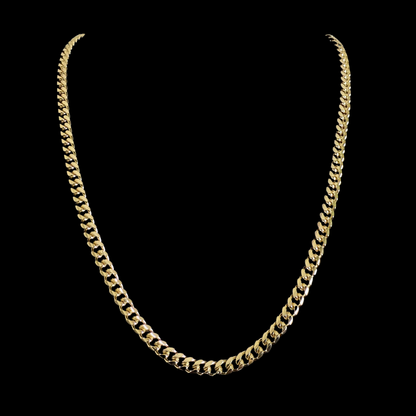 Cadena Cubana Oro – 5 mm