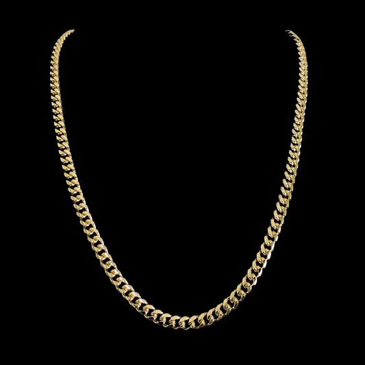 Cadena Cubana Oro – 5 mm