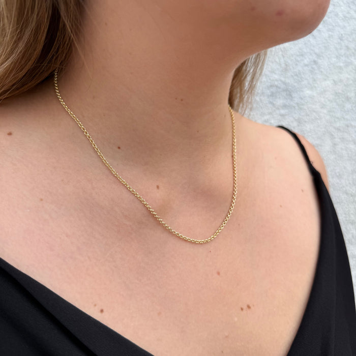 Cadena Doble Rolo Oro – 2 mm