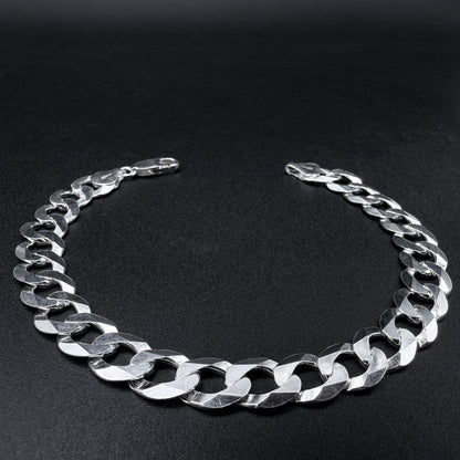 Pulsera Cubana 9mm - Plata 925 Italy