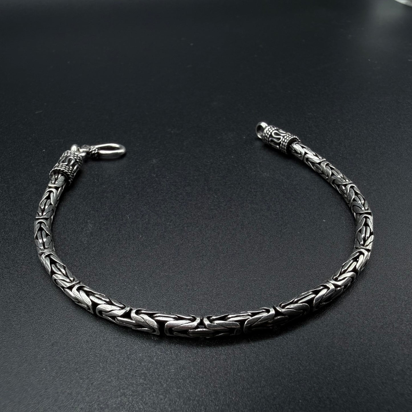 Pulsera Camino del inca 3,5 mm - Plata 925 Italy