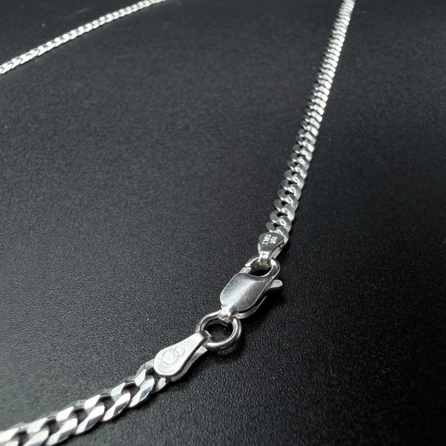 Cadena Cubana 3mm - Plata 925 Italy