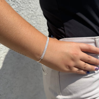 Pulsera Tennis Ajustable 5mm