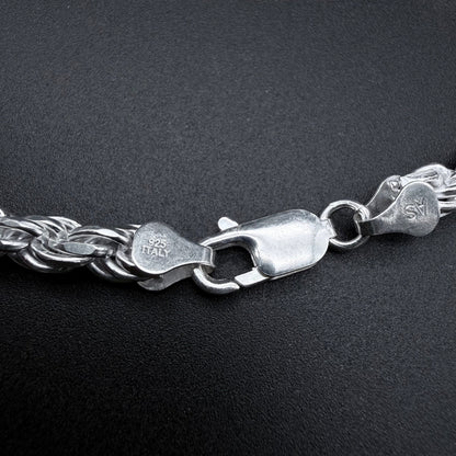 Cadena Turbillon  5,5mm - Plata 925 Italy