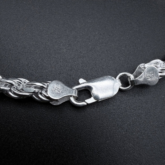 Cadena Turbillon  5,5mm - Plata 925 Italy