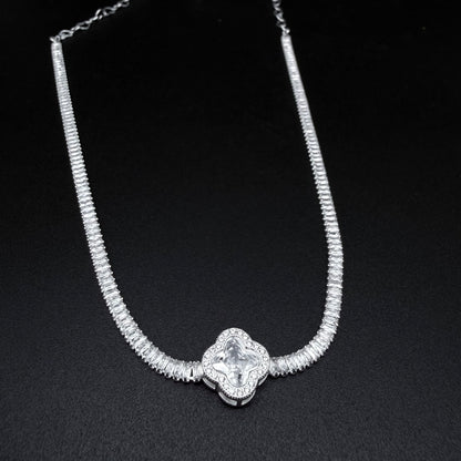 Collar Van Cleef micro circón