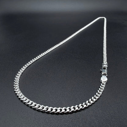 Cadena Cubana Plata 925 - 4mm – Silver Ice 01