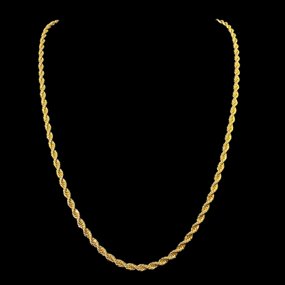 Cadena Turbillón Oro – 4 mm