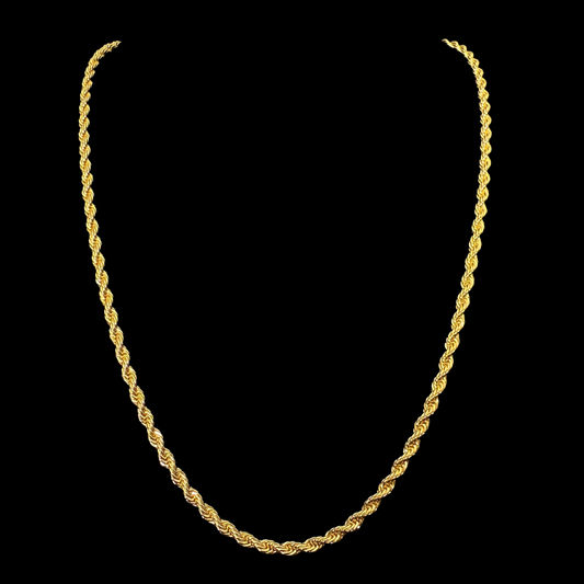 Cadena Turbillón Oro – 4 mm