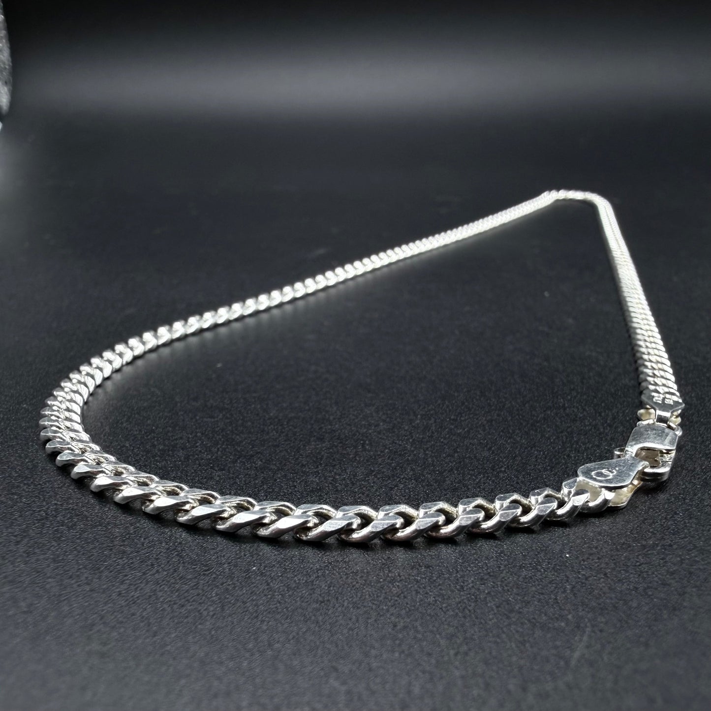 Cadena Cubana 4mm - Plata 925 Italy