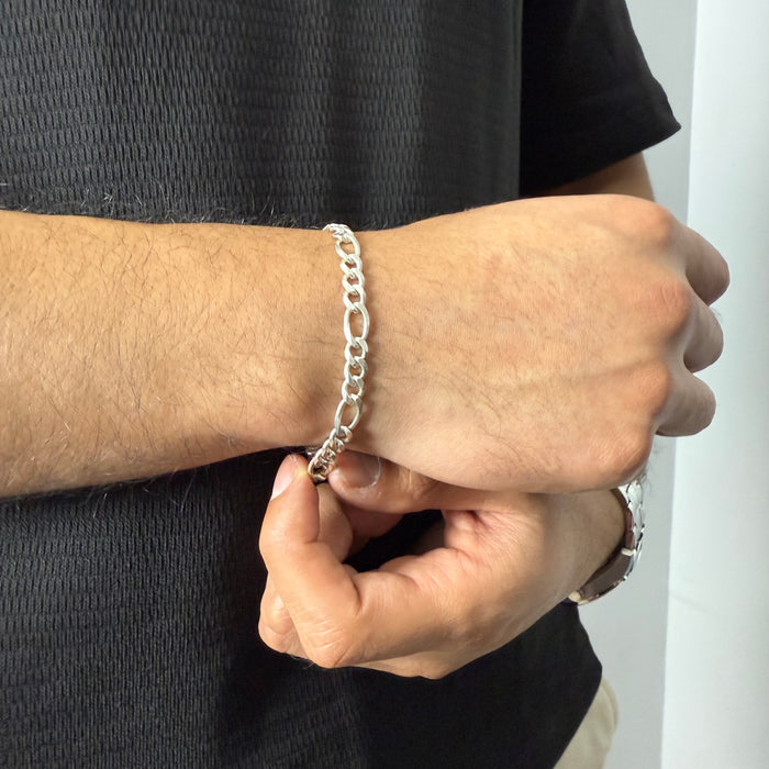 Pulsera Fígaro 7mm