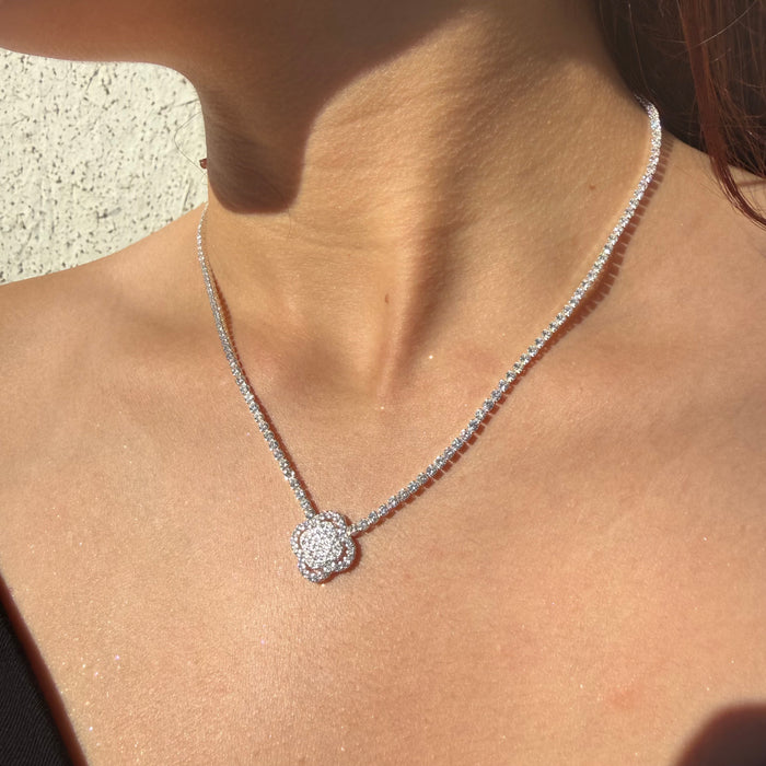 Collar Trébol glamour