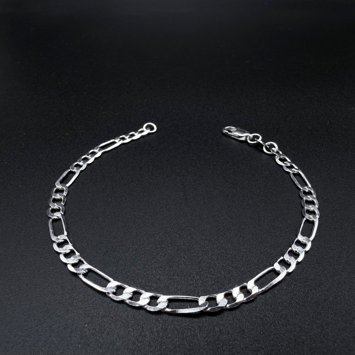 Pulsera Fígaro plana  4mm