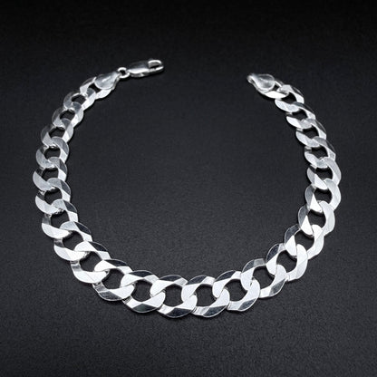 Pulsera Cubana 9mm - Plata 925 Italy