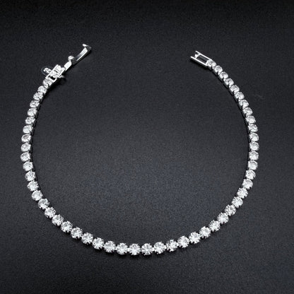 Pulsera Tennis con Circones  3mm