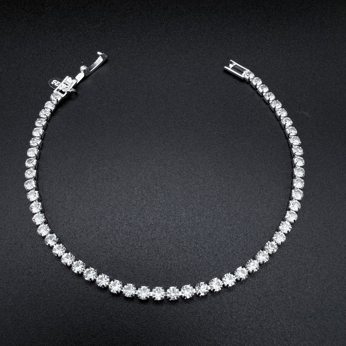 Pulsera Tennis con Circones  3mm