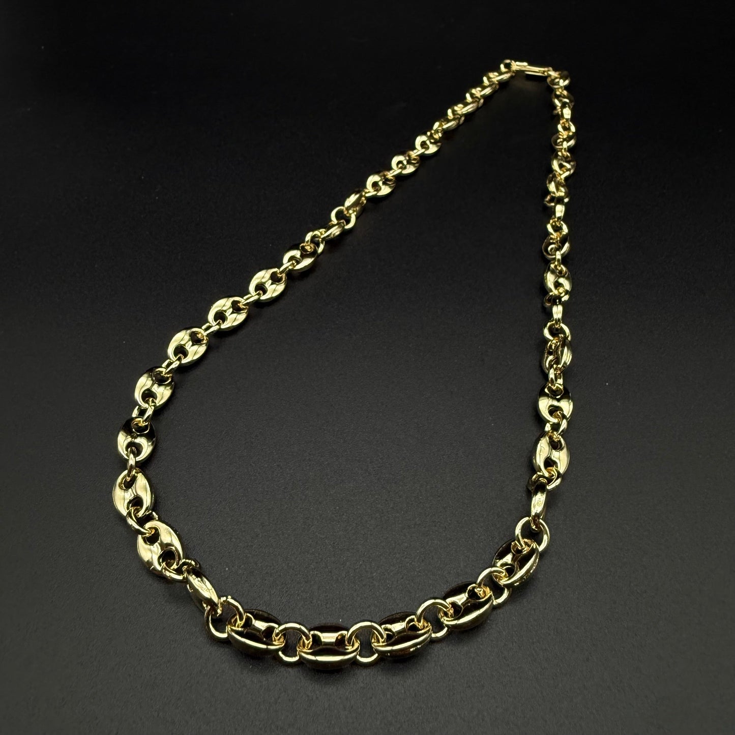 Cadena Gucci Inflada Oro