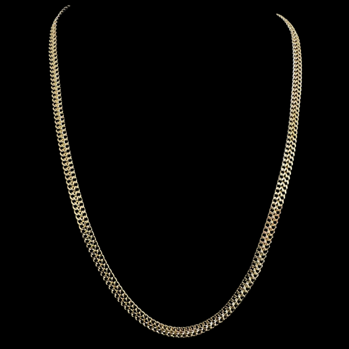 Cadena Tejido Chino Oro – 6 mm