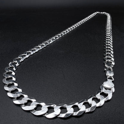 Cadena Cubana 9mm - Plata 925 Italy