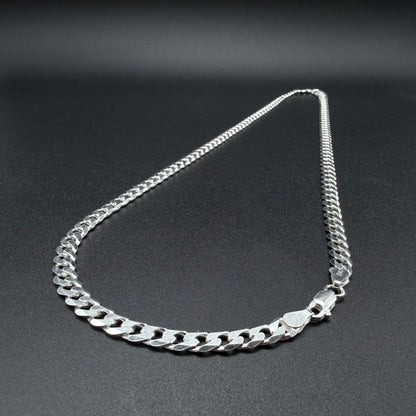 Cadena Cubana 5,5mm - Plata 925 Italy