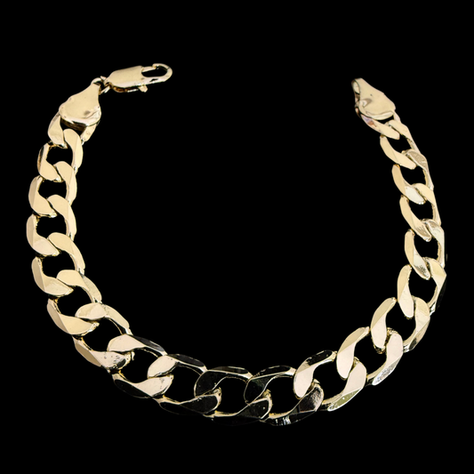 Pulsera Grumet Oro – 21,5 cm / 10 mm