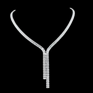 Collar Tennis bufanda micro circón Plata 925 - 5mm