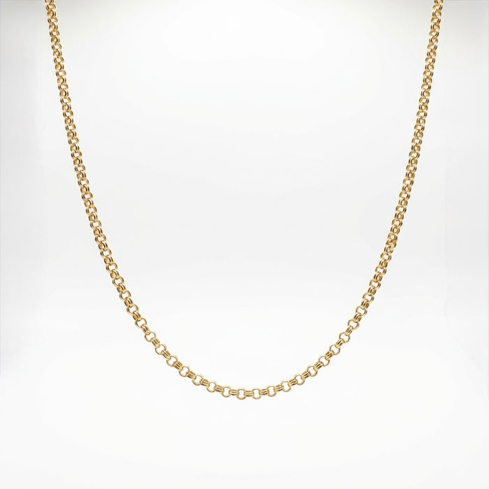 Cadena Doble Rolo Oro – 2 mm