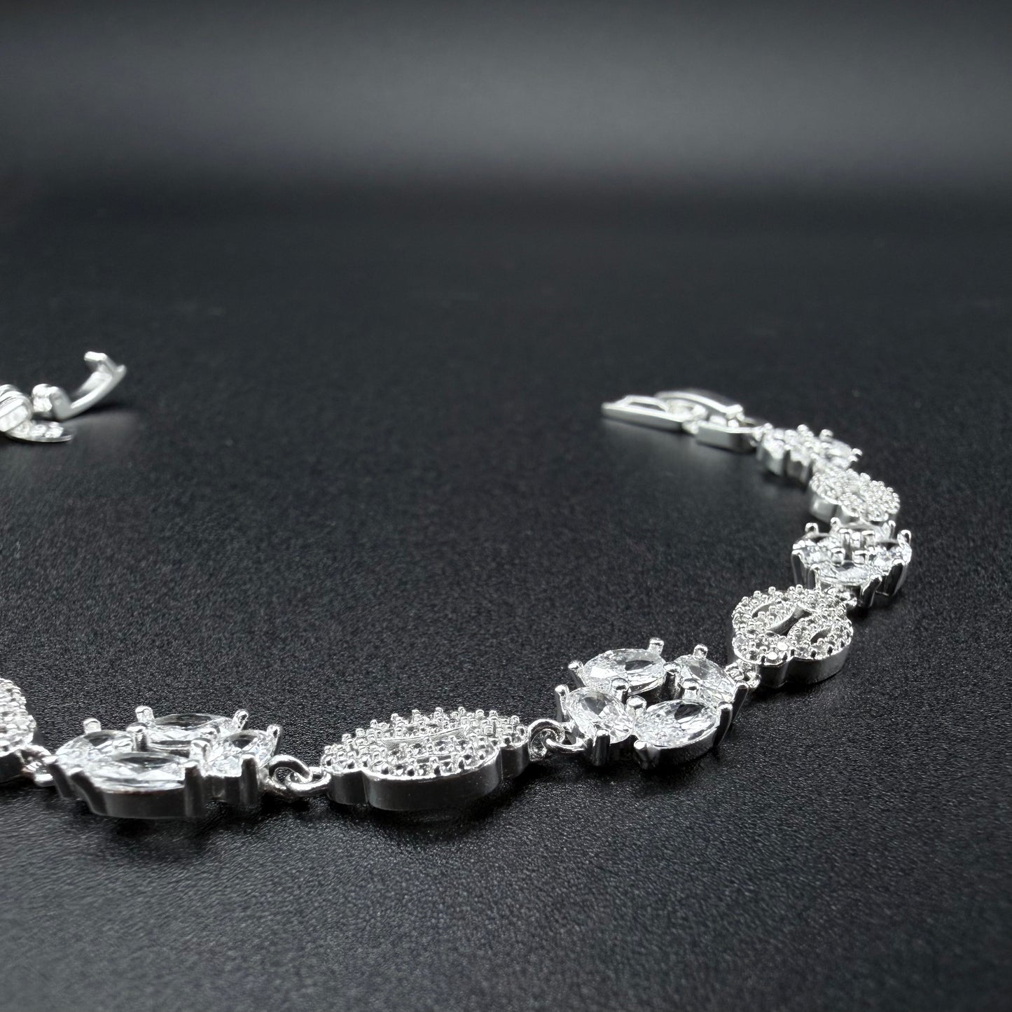 Pulsera Escarcha 7mm Plata 925