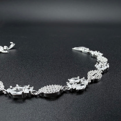 Pulsera Escarcha 7mm Plata 925