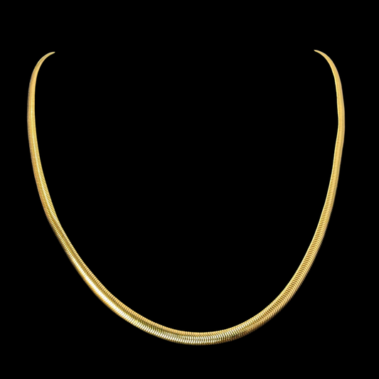 Cadena Serpiente Oro – 4 mm