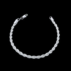 Pulsera Turbillón Plata 925 - 4mm