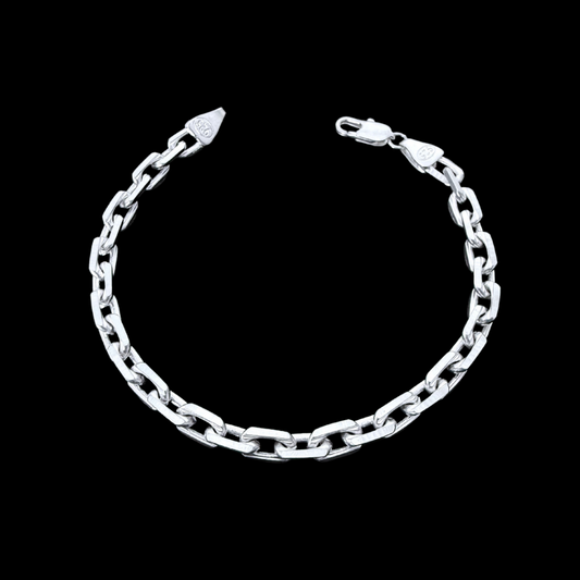 Pulsera Rolo  Limada 6mm