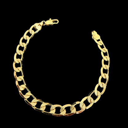 Pulsera Grumet Oro – 21,5 cm x 7 mm
