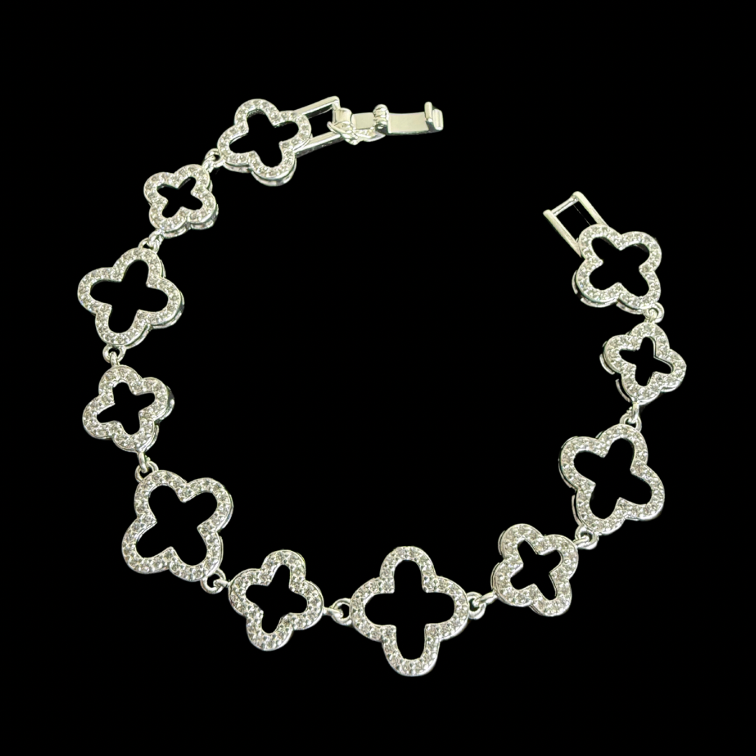 Pulsera Van Cleef Full en Plata 925