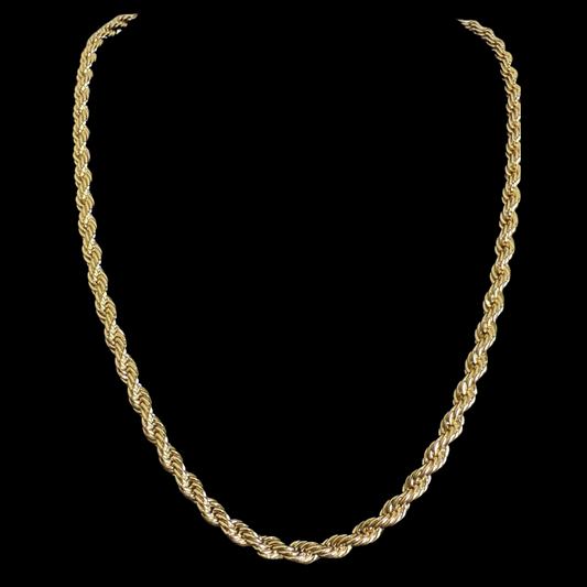 Cadena Turbillón Oro – 55 cm x 6 mm