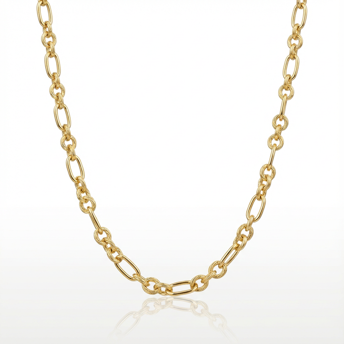 Cadena Rolo Satinada Oro