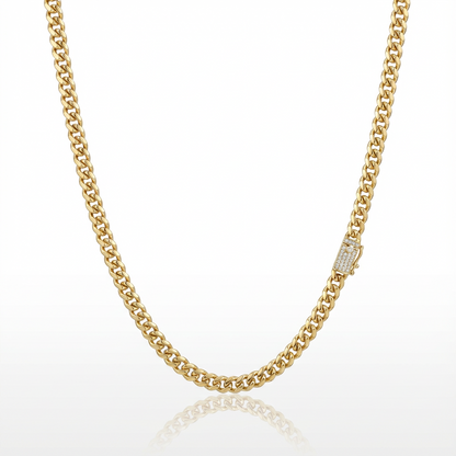 Cadena Cubana Oro – 5 mm