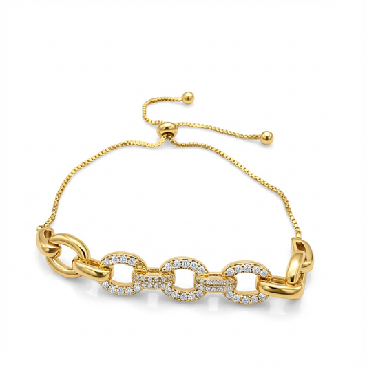 Pulsera Eslabones Oro