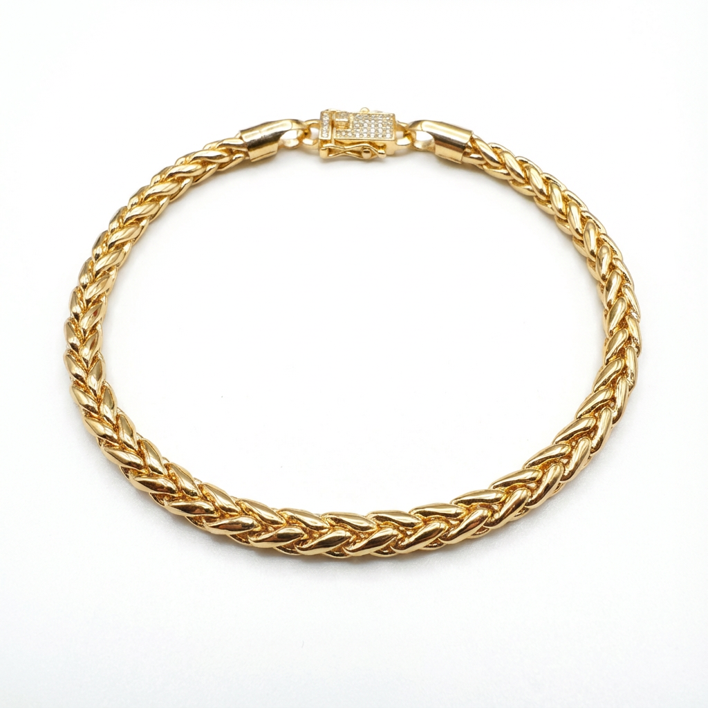Pulsera Escama Dragón Oro –  4 mm