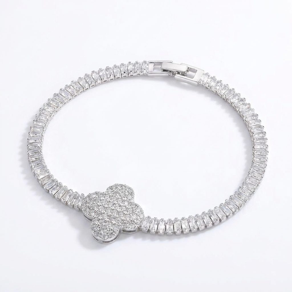 Pulsera Van Cleef Tennis en Plata 925