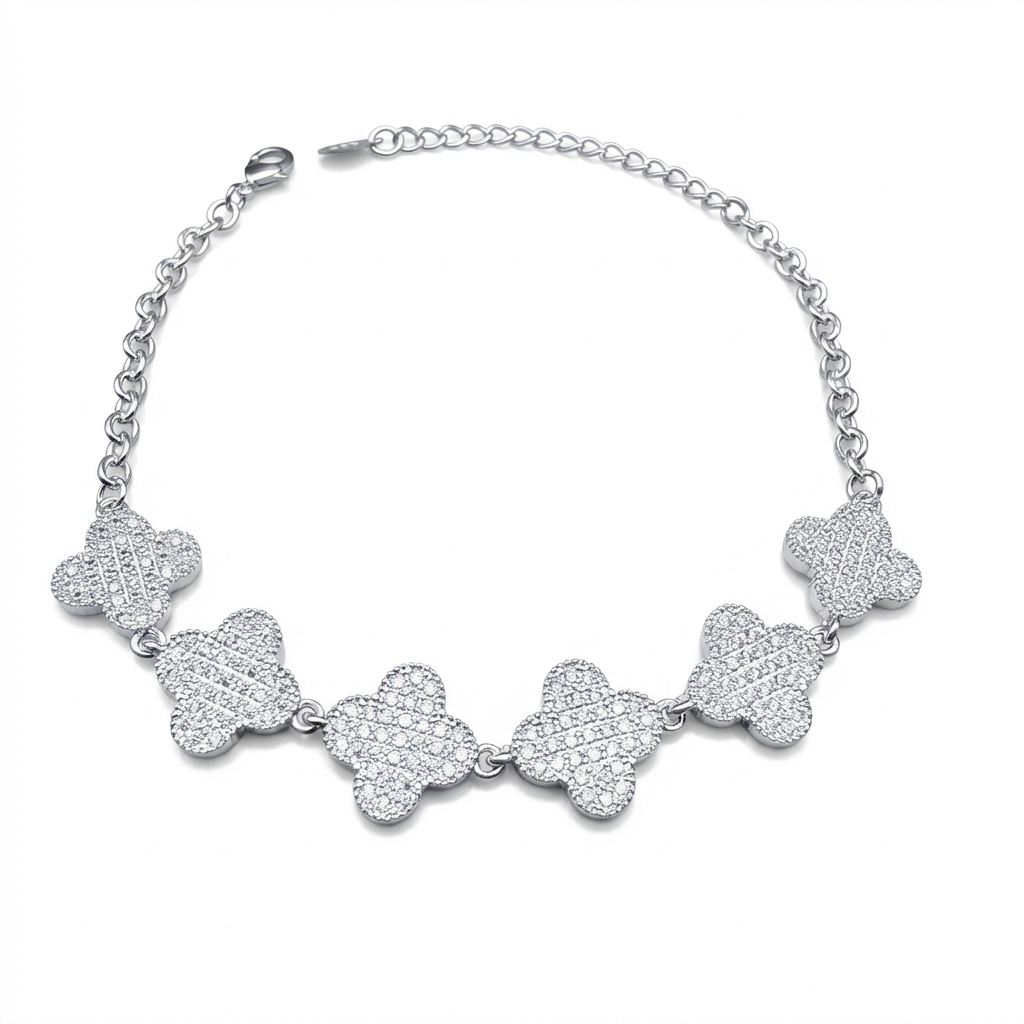 Pulsera Van Cleef 13mm – Silver Ice 01