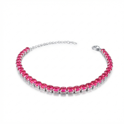 Pulsera Tennis Pink Intense - 3mm