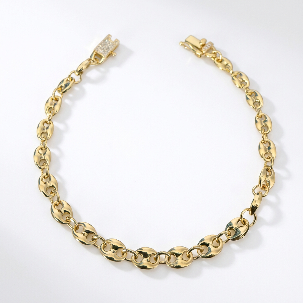 Pulsera Gucci Inflada Oro – 5 mm – Silver Ice 01