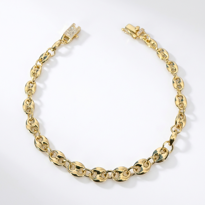 Pulsera Gucci Inflada Oro – 5 mm