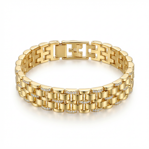 Pulsera Titan Diamond Oro Goldfilled  – 11mm