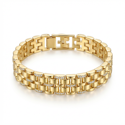 Pulsera Titan Diamond Oro  – 11mm