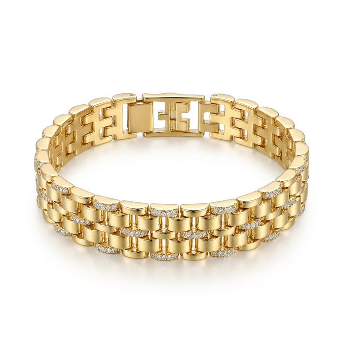 Pulsera Titan Diamond Oro  – 11mm