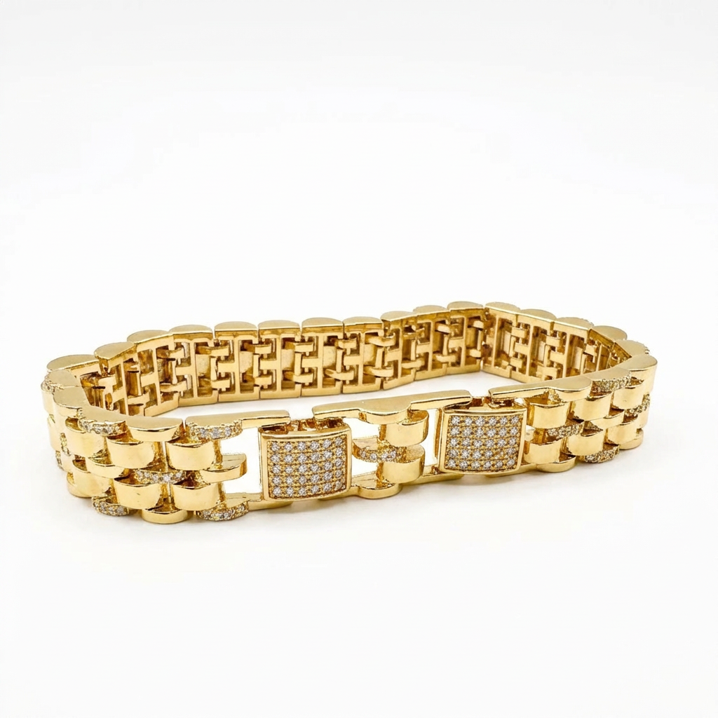 Pulsera Titan Diamond Oro  – 11mm